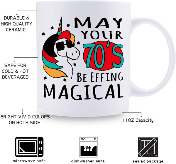 70th Birthday Gifts for Men - 1949 Birthday Gifts for Men, 70 Years Old Birthday Gifts Coffee Mug for Dad, Husband, Friend, Brother, Him, Colleague, Coworker - 11oz
