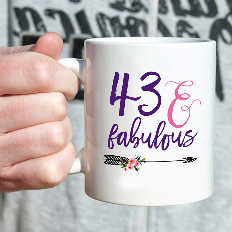 43rd Birthday Gifts for Men - 1976 Birthday Gifts for Men, 43 Years Old Birthday Gifts Coffee Mug for Dad, Husband, Friend, Brother, Him, Colleague, Coworker - 11oz