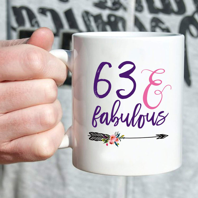 63rd Birthday Gifts for Men - 1956 Birthday Gifts for Men, 63 Years Old Birthday Gifts Coffee Mug for Dad, Husband, Friend, Brother, Him, Colleague, Coworker - 11oz