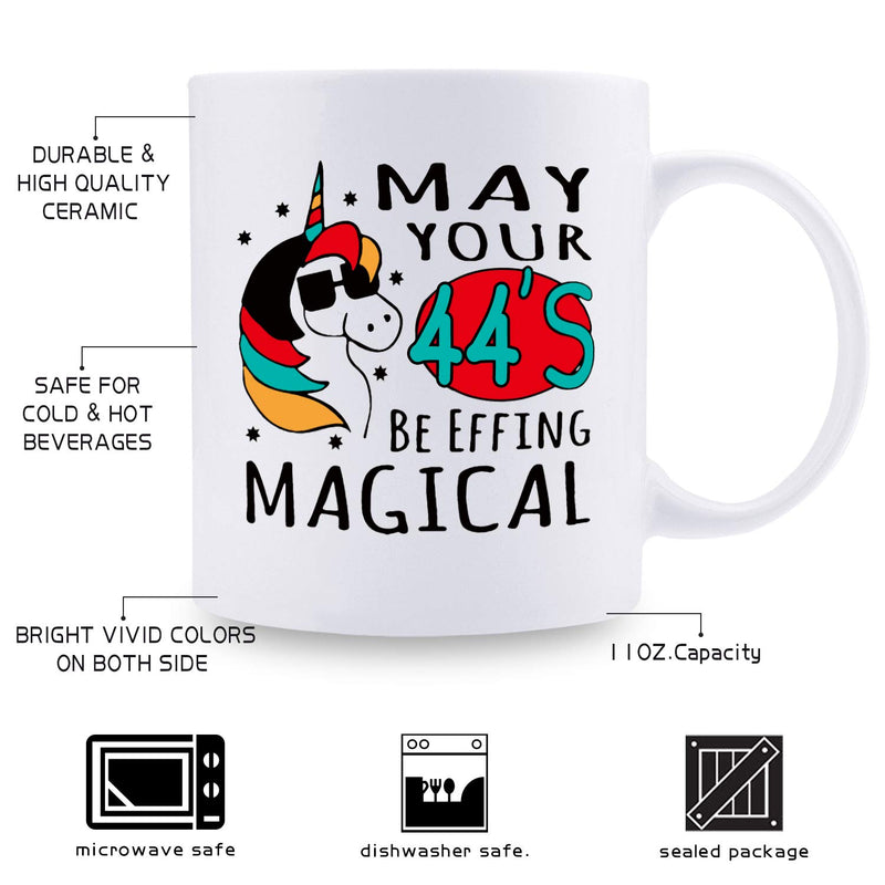 44th Birthday Gifts for Men - 1975 Birthday Gifts for Men, 44 Years Old Birthday Gifts Coffee Mug for Dad, Husband, Friend, Brother, Him, Colleague, Coworker - 11oz