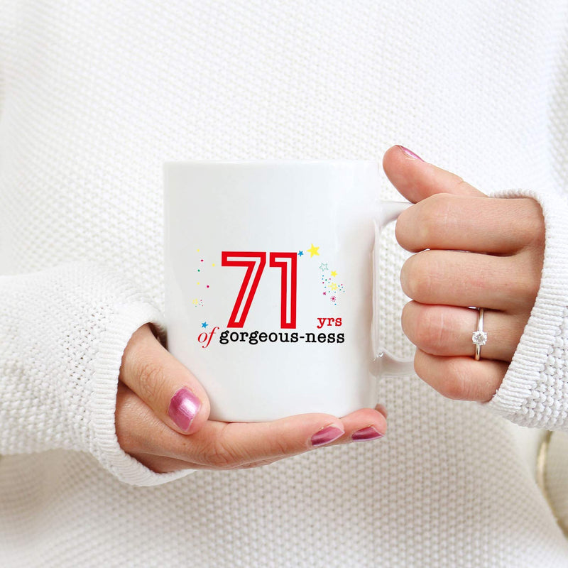 71st Birthday Gifts for Women - 1948 Birthday Gifts for Women, 71 Years Old Birthday Gifts Coffee Mug for Mom, Wife, Friend, Sister, Her, Colleague, Coworker - 11oz