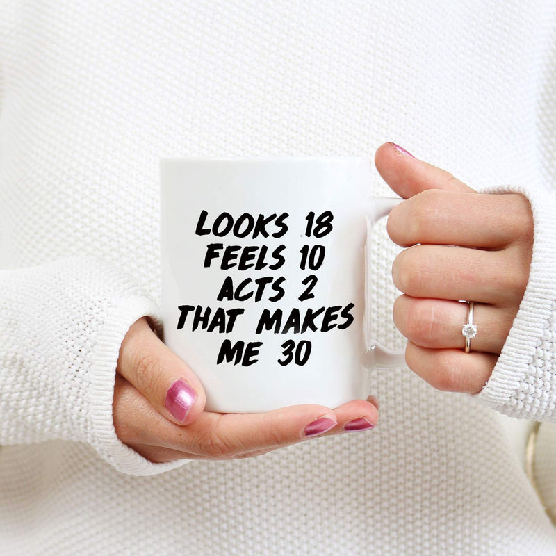 30th Birthday Gifts for Women - 1989 Birthday Gifts for Women, 30 Years Old Birthday Gifts Coffee Mug for Mom, Wife, Friend, Sister, Her, Colleague, Coworker - 11oz