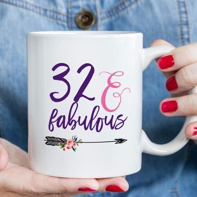 32nd Birthday Gifts for Men - 1987 Birthday Gifts for Men, 32 Years Old Birthday Gifts Coffee Mug for Dad, Husband, Friend, Brother, Him, Colleague, Coworker - 11oz