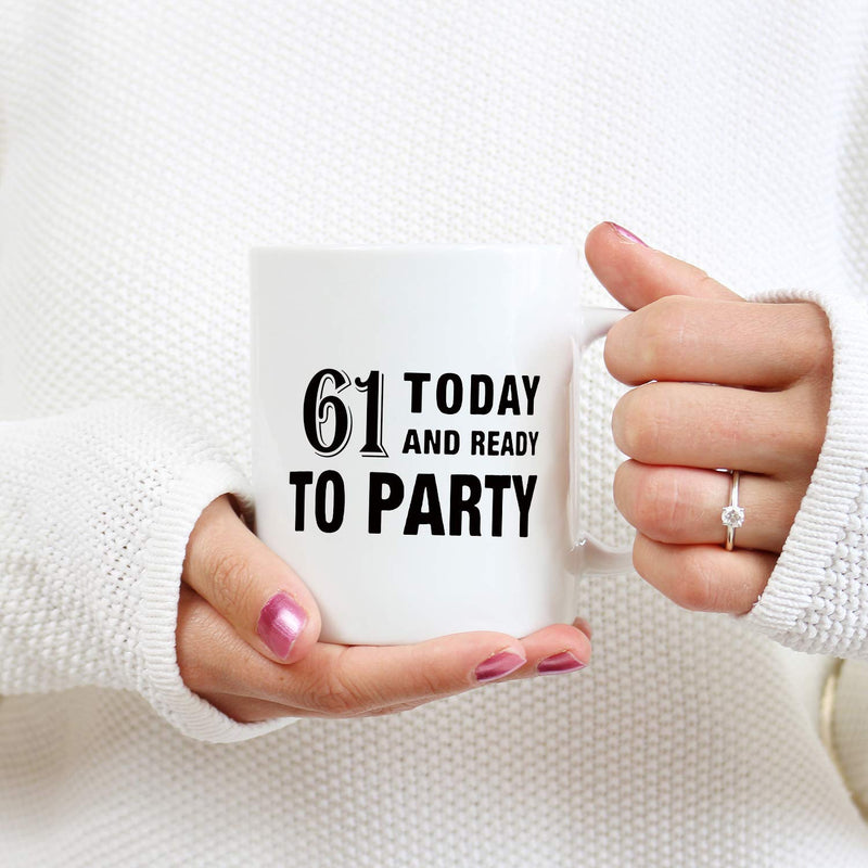 61st Birthday Gifts for Women - 1958 Birthday Gifts for Women, 61 Years Old Birthday Gifts Coffee Mug for Mom, Wife, Friend, Sister, Her, Colleague, Coworker - 11oz