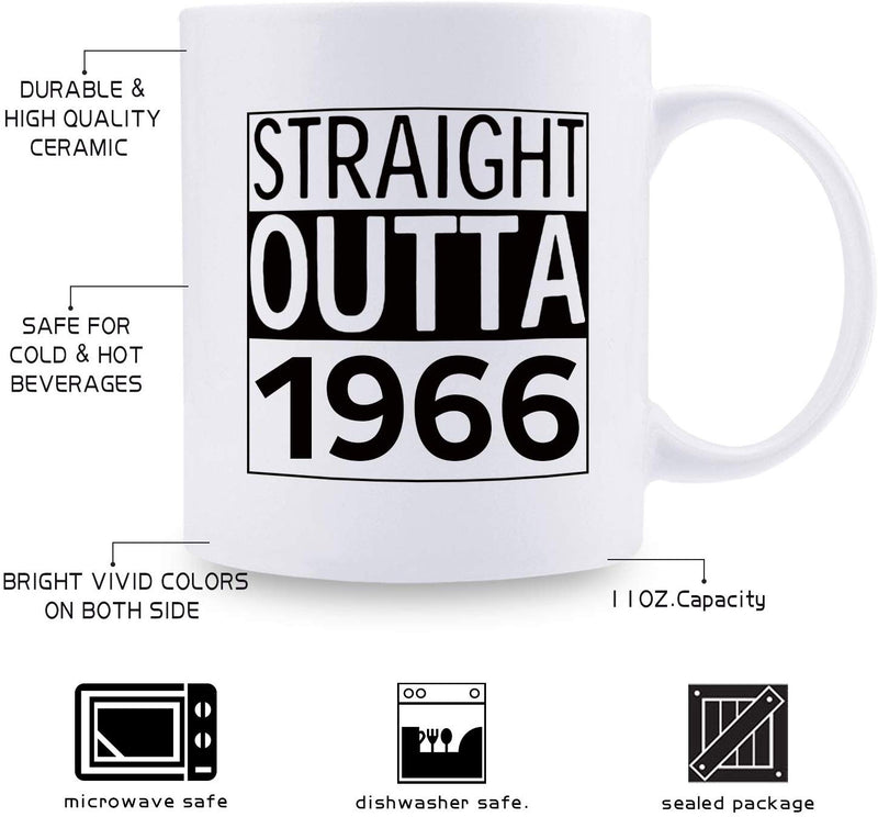 53rd Birthday Gifts for Women - 1966 Birthday Gifts for Women, 53 Years Old Birthday Gifts Coffee Mug for Mom, Wife, Friend, Sister, Her, Colleague, Coworker - 11oz