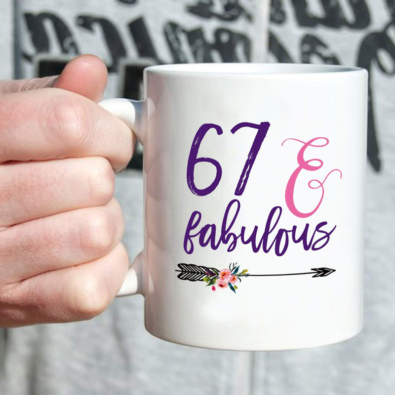 67th Birthday Gifts for Men - 1952 Birthday Gifts for Men, 67 Years Old Birthday Gifts Coffee Mug for Dad, Husband, Friend, Brother, Him, Colleague, Coworker - 11oz