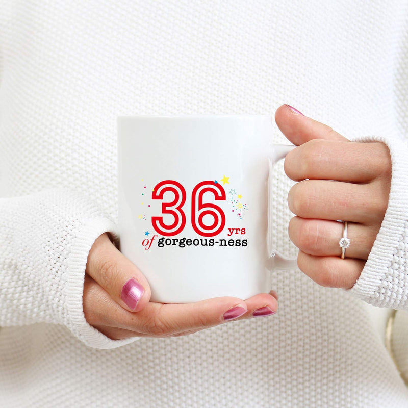 36th Birthday Gifts for Women - 1983 Birthday Gifts for Women, 36 Years Old Birthday Gifts Coffee Mug for Mom, Wife, Friend, Sister, Her, Colleague, Coworker - 11oz