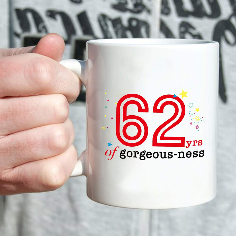 62nd Birthday Gifts for Men - 1957 Birthday Gifts for Men, 62 Years Old Birthday Gifts Coffee Mug for Dad, Husband, Friend, Brother, Him, Colleague, Coworker - 11oz