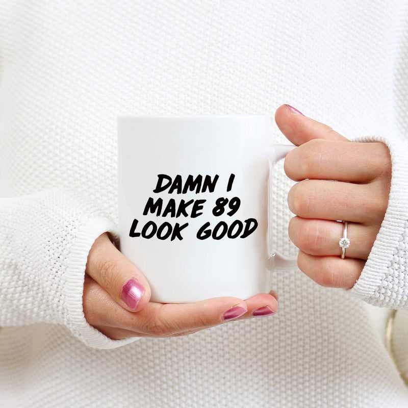 89th Birthday Gifts for Women - 1930 Birthday Gifts for Women, 89 Years Old Birthday Gifts Coffee Mug for Mom, Wife, Friend, Sister, Her, Colleague, Coworker - 11oz